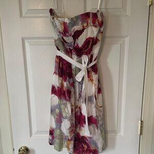 Banana Republic Multicolor Floral Midi Dress
